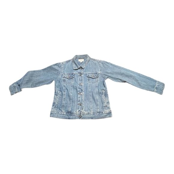 Cabela's Legendary Quality Denim Button With Pockets Jacket Women's Medium‎ - Picture 4 of 7